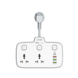 LDNIO 2500W 2 AC Outlets Portable Electrical Extension Socket SC2413