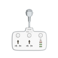LDNIO 2500W 2 AC Outlets Portable Electrical Extension Socket SC2413