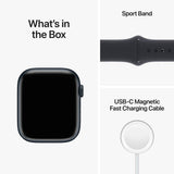 APPLE WATCH SERIES 8 GPS + CELLULAR 45MM MIDNIGHT ALUMINIUM CASE