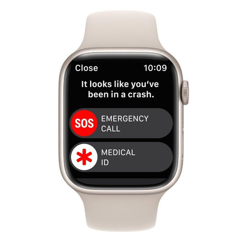 APPLE WATCH SERIES 8 GPS + CELLULAR 45MM STARLITE ALUMINIUM CASE