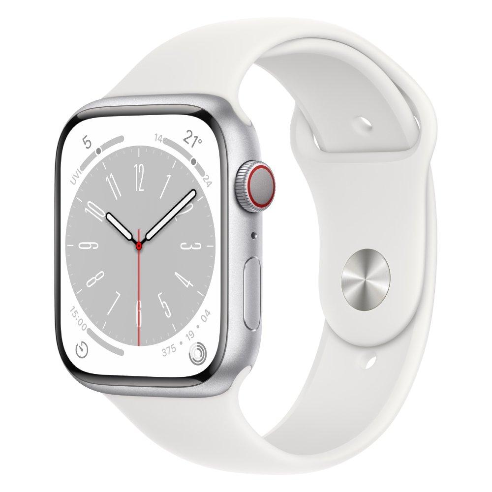 APPLE WATCH SERIES 8 GPS + CELLULAR 41MM SILVER ALUMINIUM