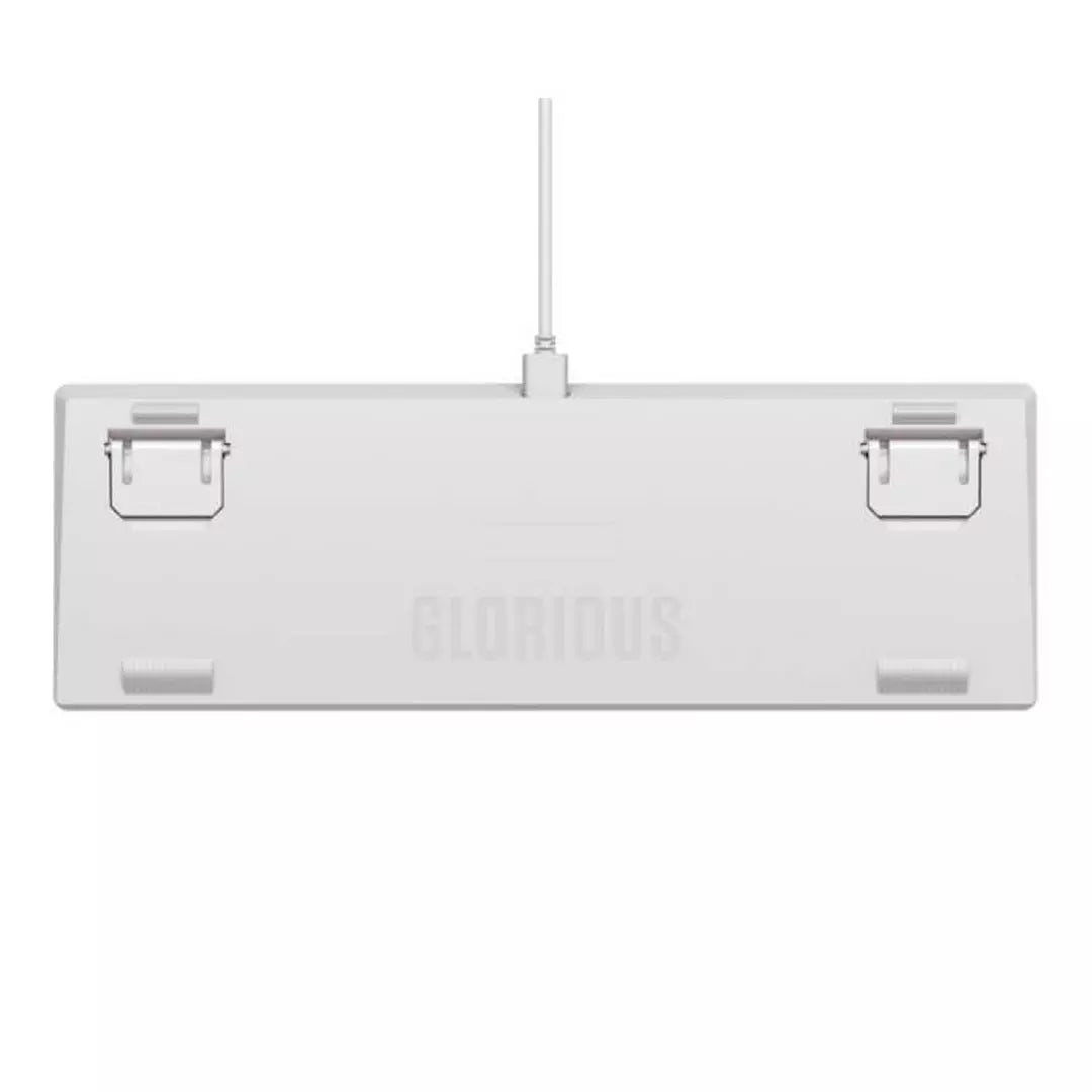 Glorious GMMK2 65% Pre-Built Keyboard-White, Arabic