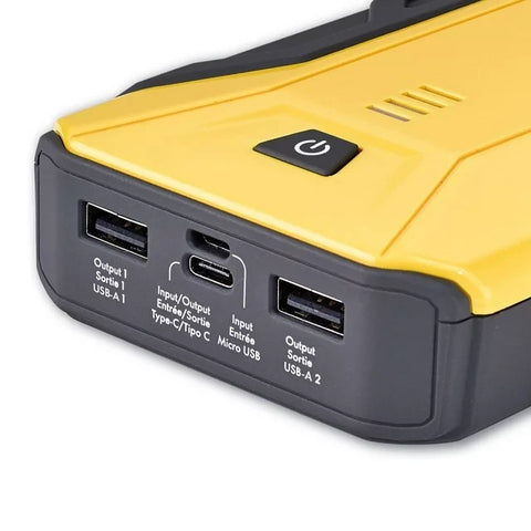 Jump Starter with Wireless Charger and 16000mAh Portable Power Bank