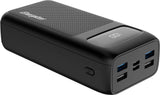Energizer Ultimate 30000 mAh Power Bank, 22.5W - Black