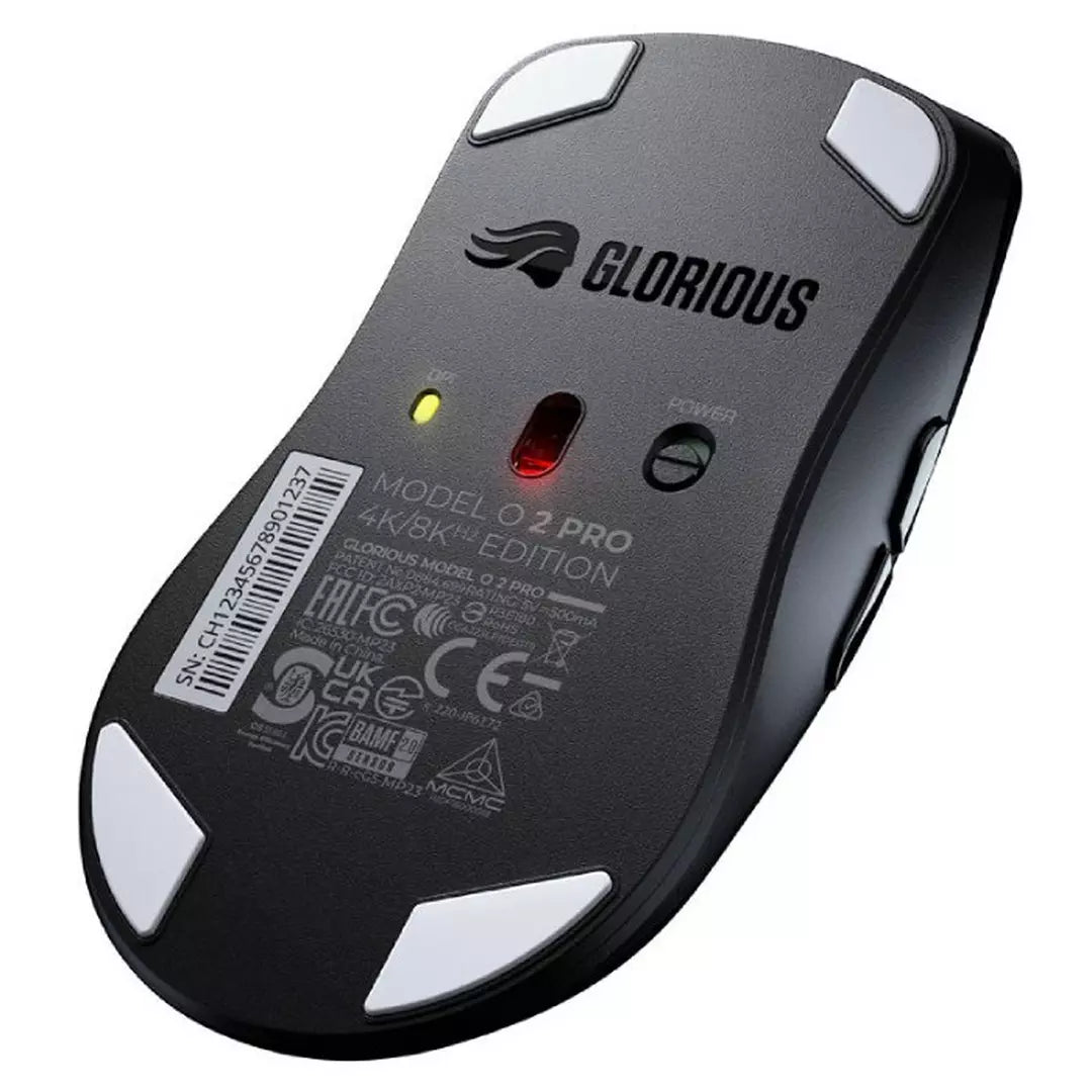 Glorious Model O2 PRO 4K/8K Wireless Gaming Mouse - Matte Black