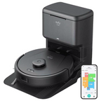 Eufy T2278V11, L60 Hybrid Robot Vacuum Cleaner with Self Empty Station - Black