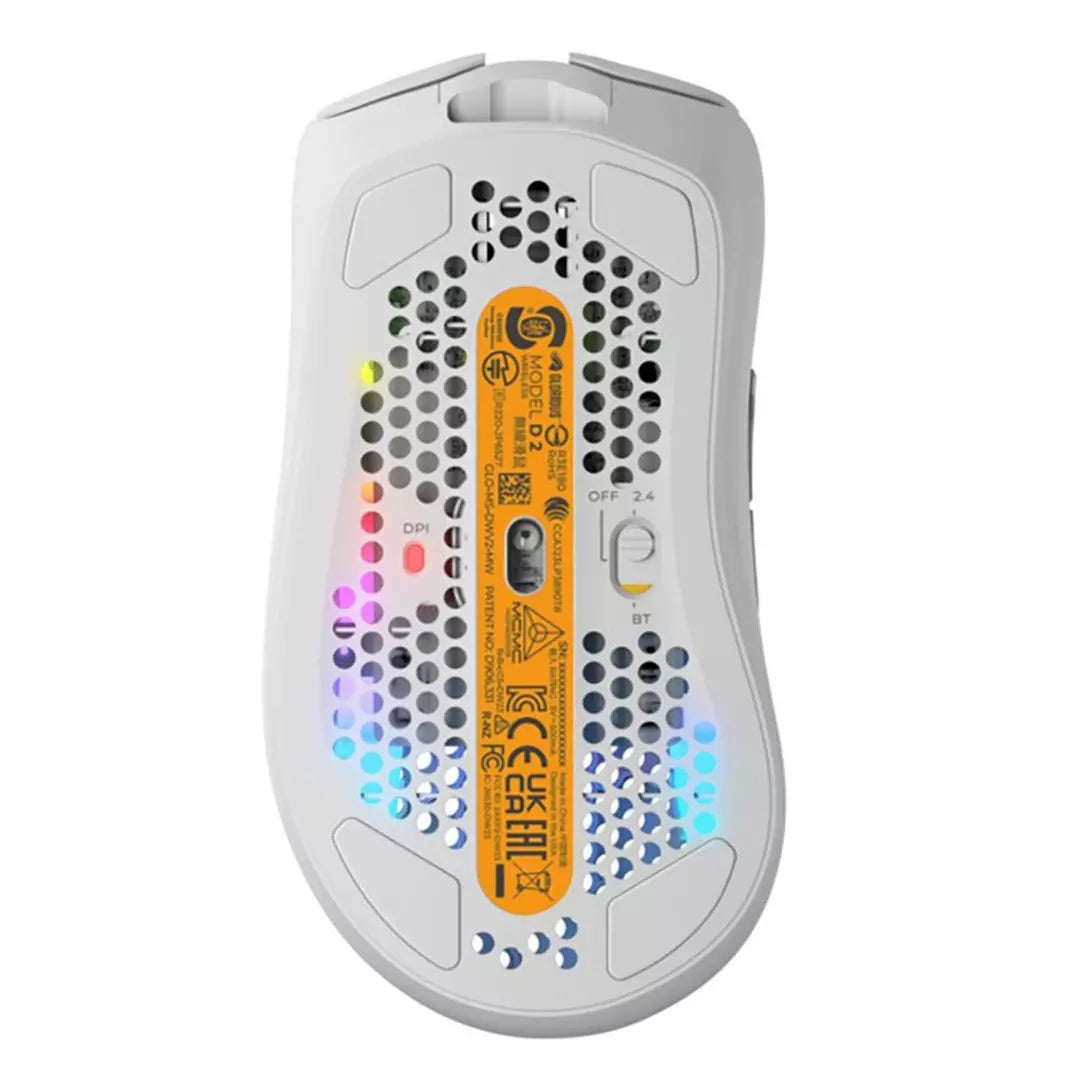 ماوس الألعاب اللاسلكي Glorious Model D2 RGB - أسود غير لامع