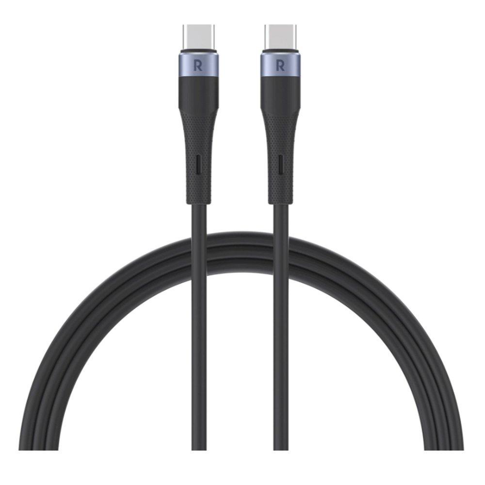 كابل Ravpower USB-C إلى USB-C بقوة 60 واط، بطول 1 متر، RP-CB1038 - أسود