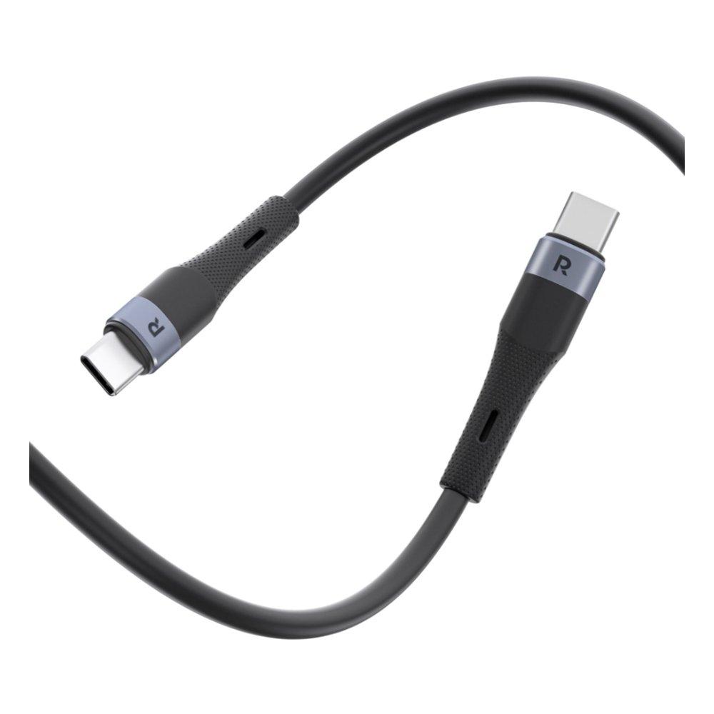 كابل Ravpower USB-C إلى USB-C بقوة 60 واط، بطول 1 متر، RP-CB1038 - أسود