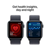 Apple Watch SE 2GEN 2024 GPS 44mm Midnight Aluminum Case with Ink Sport Loop One Size