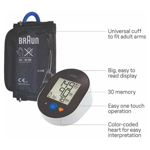 Braun BUA4050, ExactFit 2 Upper Arm Blood Pressure Monitor