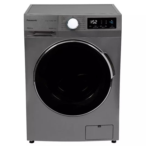 Panasonic Front Load Washing Machine, 8kg, 1400 RPM, NA-16MG1LKW - Dark Silver
