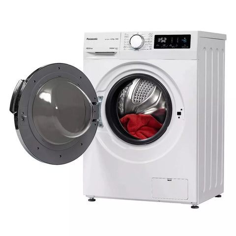 Panasonic Front Load Washer, 8 KG, NA-16MG1WKW – White