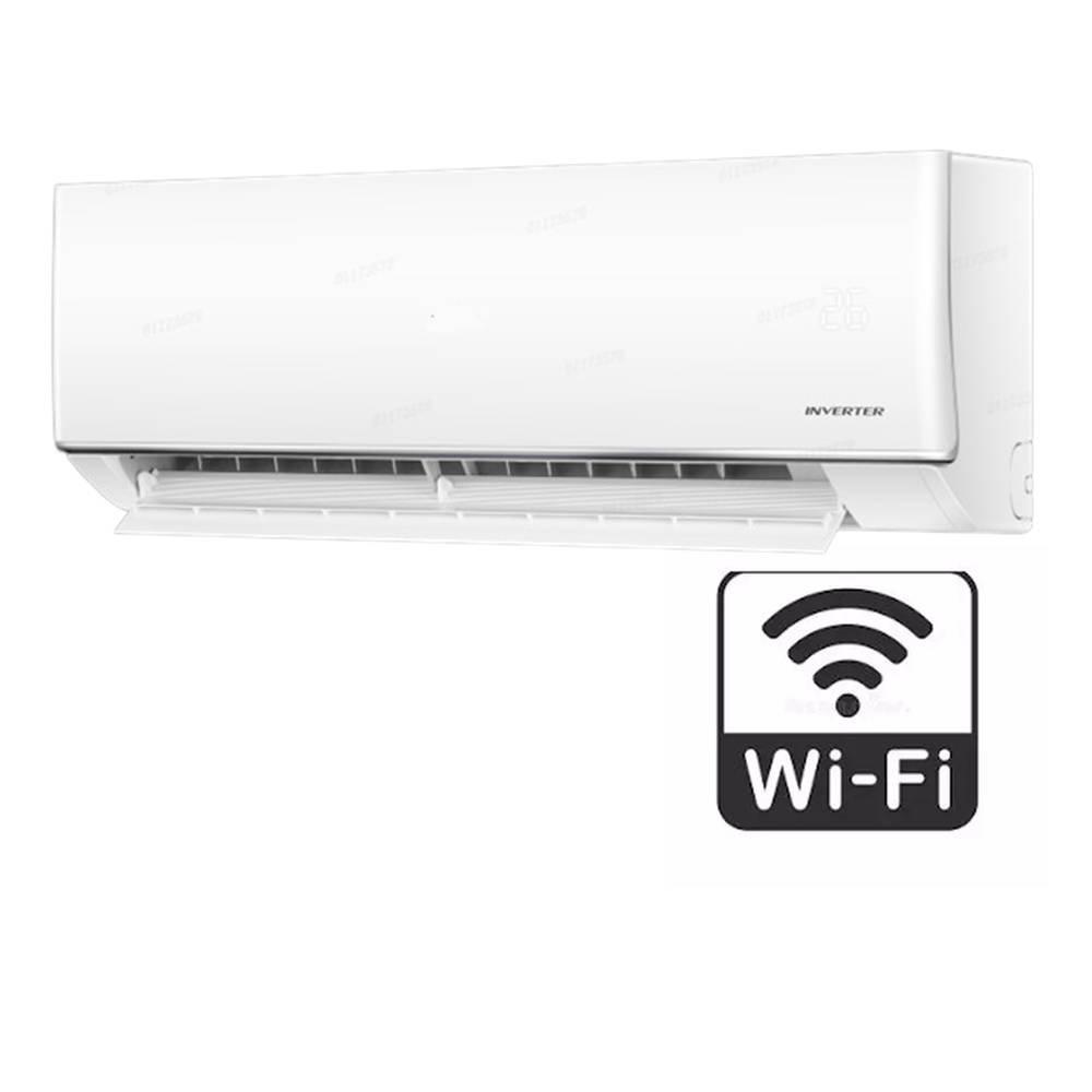Wansa Diamond Split Air Conditioner, 19,100 BTU T4, Wi‑Fi Connection – White