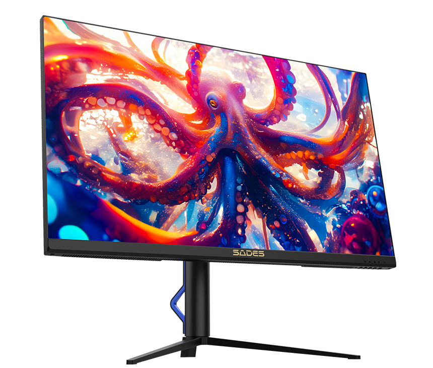 شاشة ألعاب Sades Octopus 32 4K، مسطحة، 0.5 مللي ثانية، 160 هرتز، HDMI 2.1