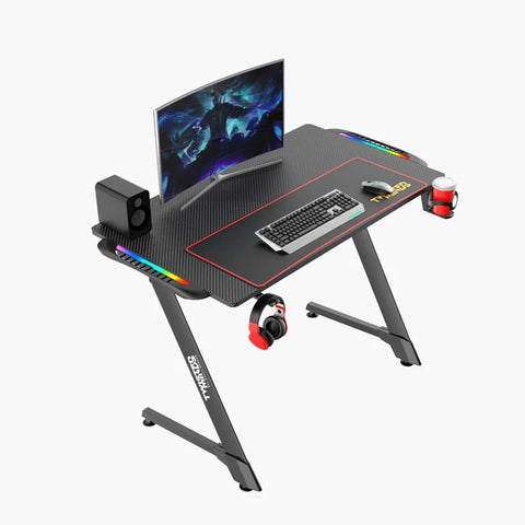 Twisted Minds Z Shaped RGB Gaming Desk (110*60*75cm)