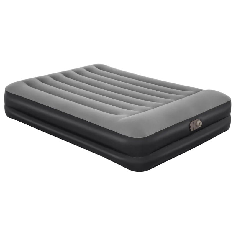 Bestway Queen Air Mattress 2.03 m x 1.52 m x 22 cm with Manual Pump and Two Pillows