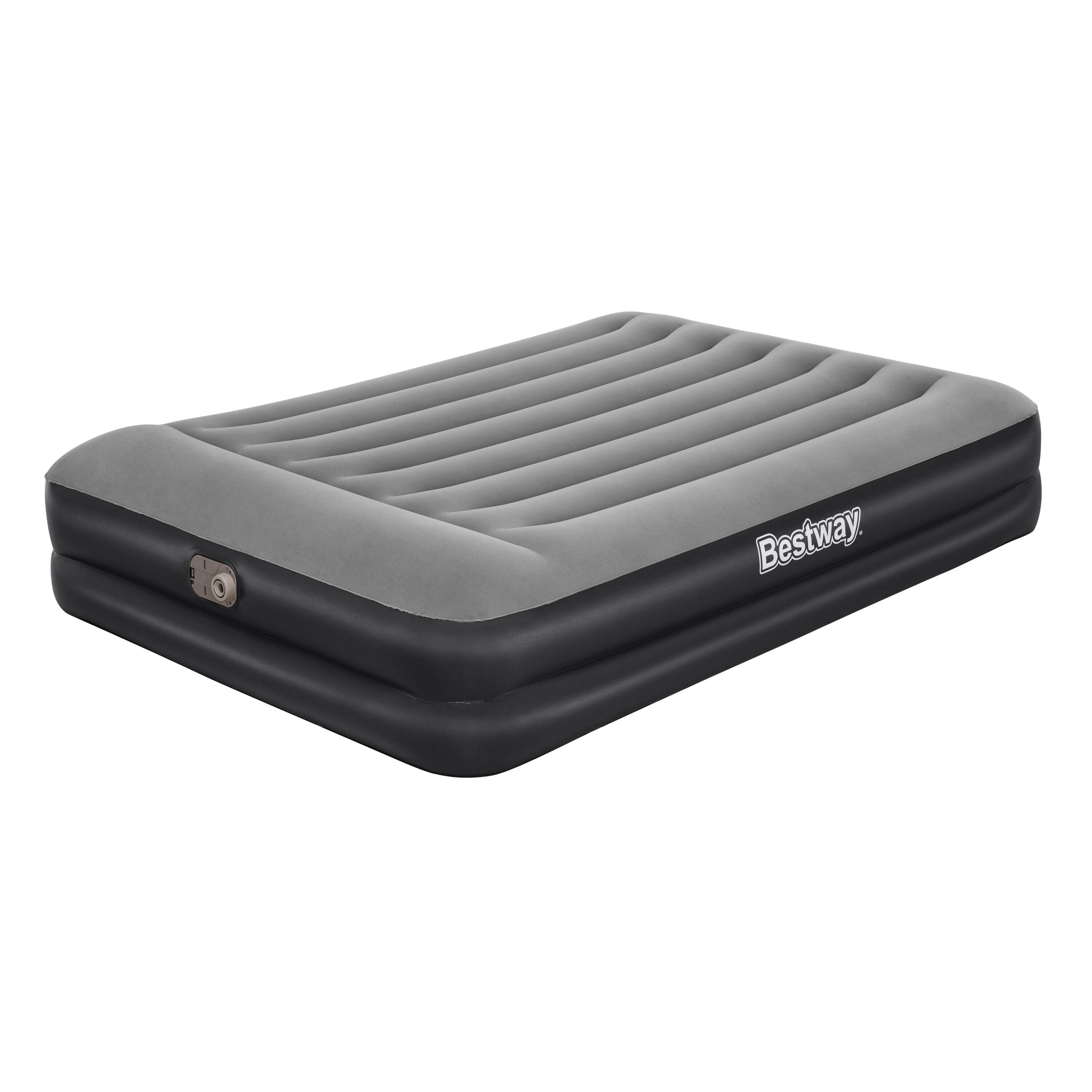 Bestway Queen Air Mattress 2.03 m x 1.52 m x 22 cm with Manual Pump and Two Pillows