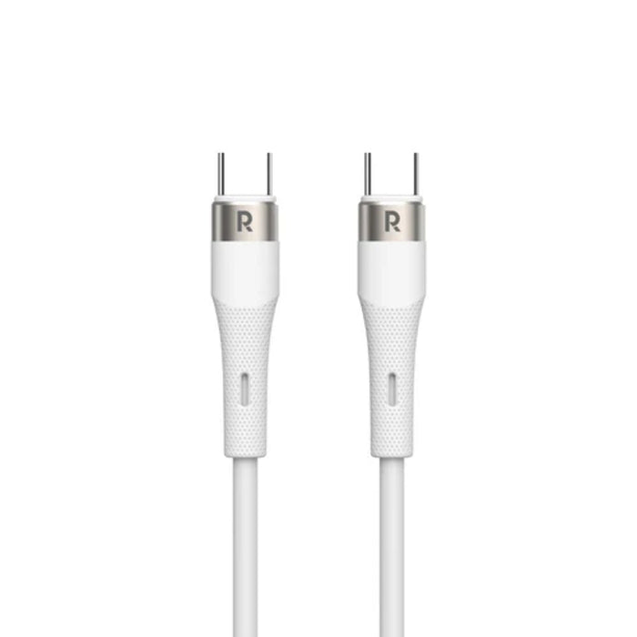 كابل Ravpower USB-C إلى USB-C بقوة 60 واط، بطول 1 متر، RP-CB1038 - أبيض