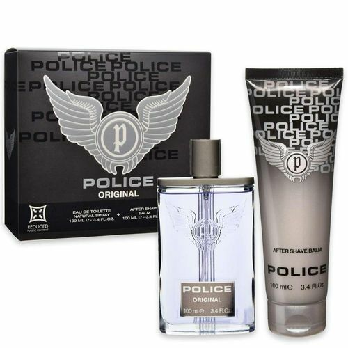 POLICE ORIGINAL EDT GIFT SET (100ML PERFUME + 100ML AFTERSHAVE BALM)