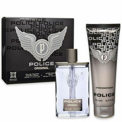 POLICE ORIGINAL EDT GIFT SET (100ML PERFUME + 100ML AFTERSHAVE BALM)