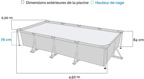 INTEX Rectangular Frame Pool 28273