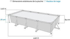 INTEX Rectangular Frame Pool 28273
