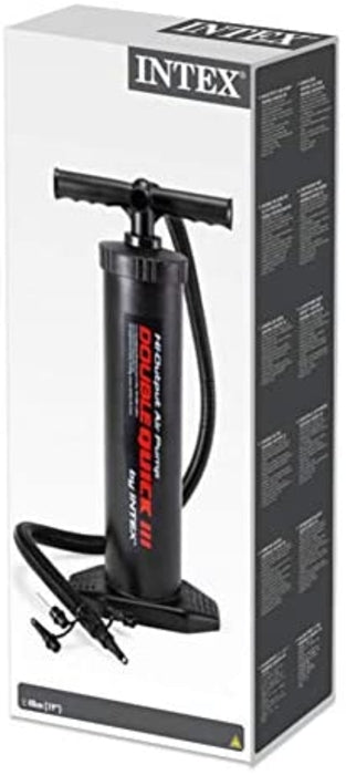 مضخة هواء يدوية عالية الأداء من INTEX Double Quick III - 68615