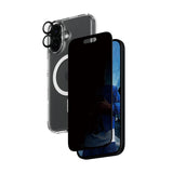 PanzerGlass® B1291+P2861+1283, 3-in-1 Privacy Protection Bundle PG Ultra Wide Fit Privacy SP | Hoops™ | HardCase for iPhone 16