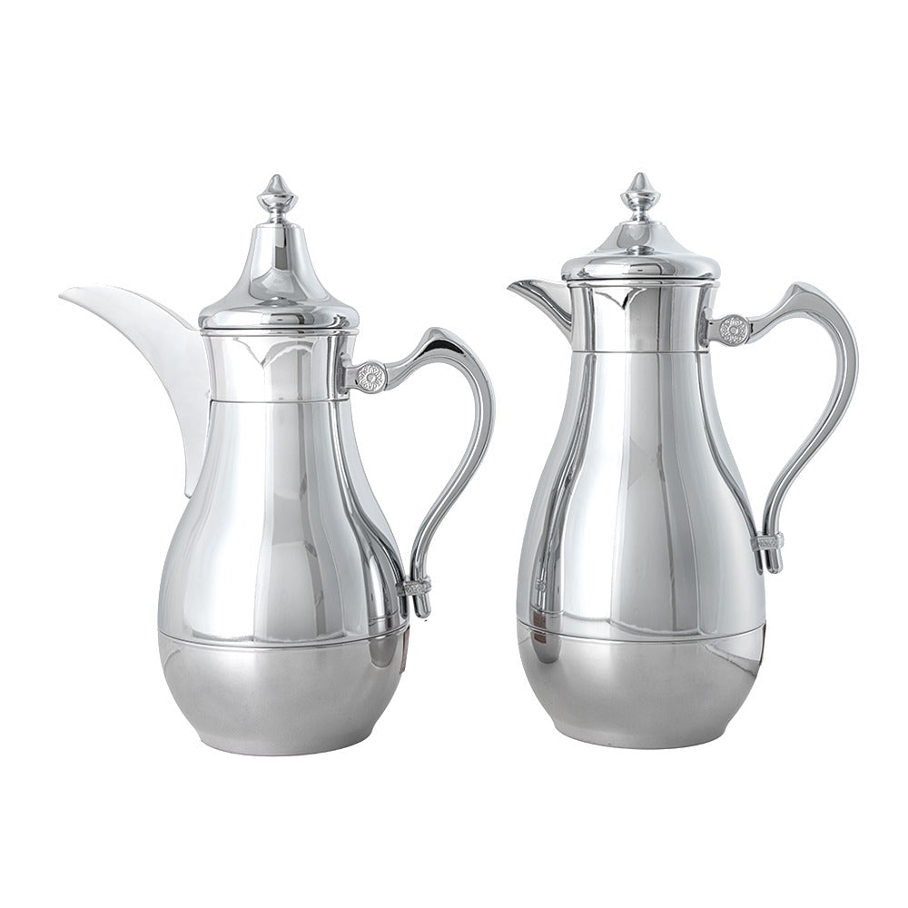 Vacuum Flask Set All Chrome - 700ml+1 L