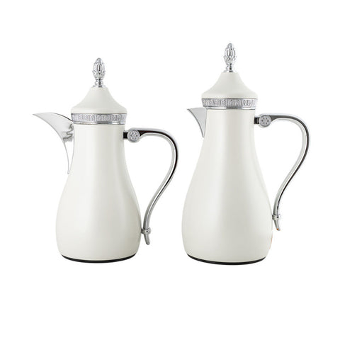 Vaccum Flask Set - 1L + 700ml - Ivory