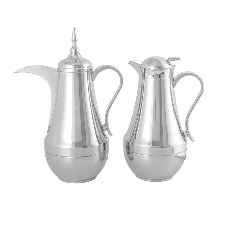 Tea and Coffee Set - 2x1liter - Silver