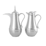 Tea and Coffee Set - 2x1liter - Silver