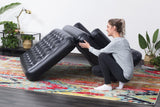 بست واي أريكة هوائية ملتي ماكس 5 في 1، مقاس 1.88m × 1.52m × 64cm، مع رقعة إصلاح