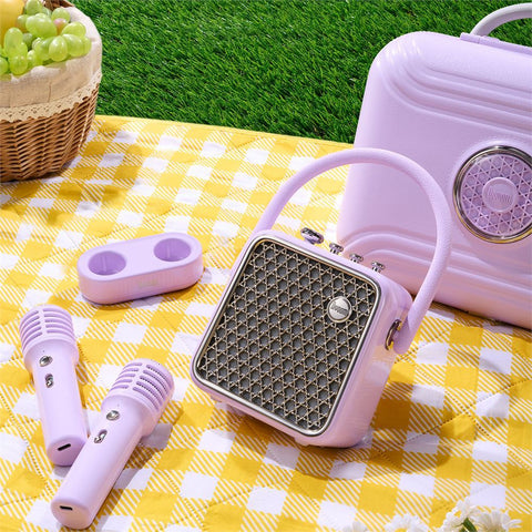 Divoom SongBird SE Portable Bluetooth Speaker With Dual Microphone Karaoke Function