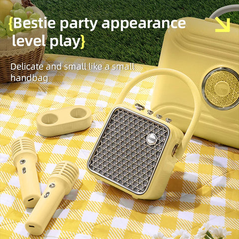 Divoom SongBird SE Portable Bluetooth Speaker With Dual Microphone Karaoke Function