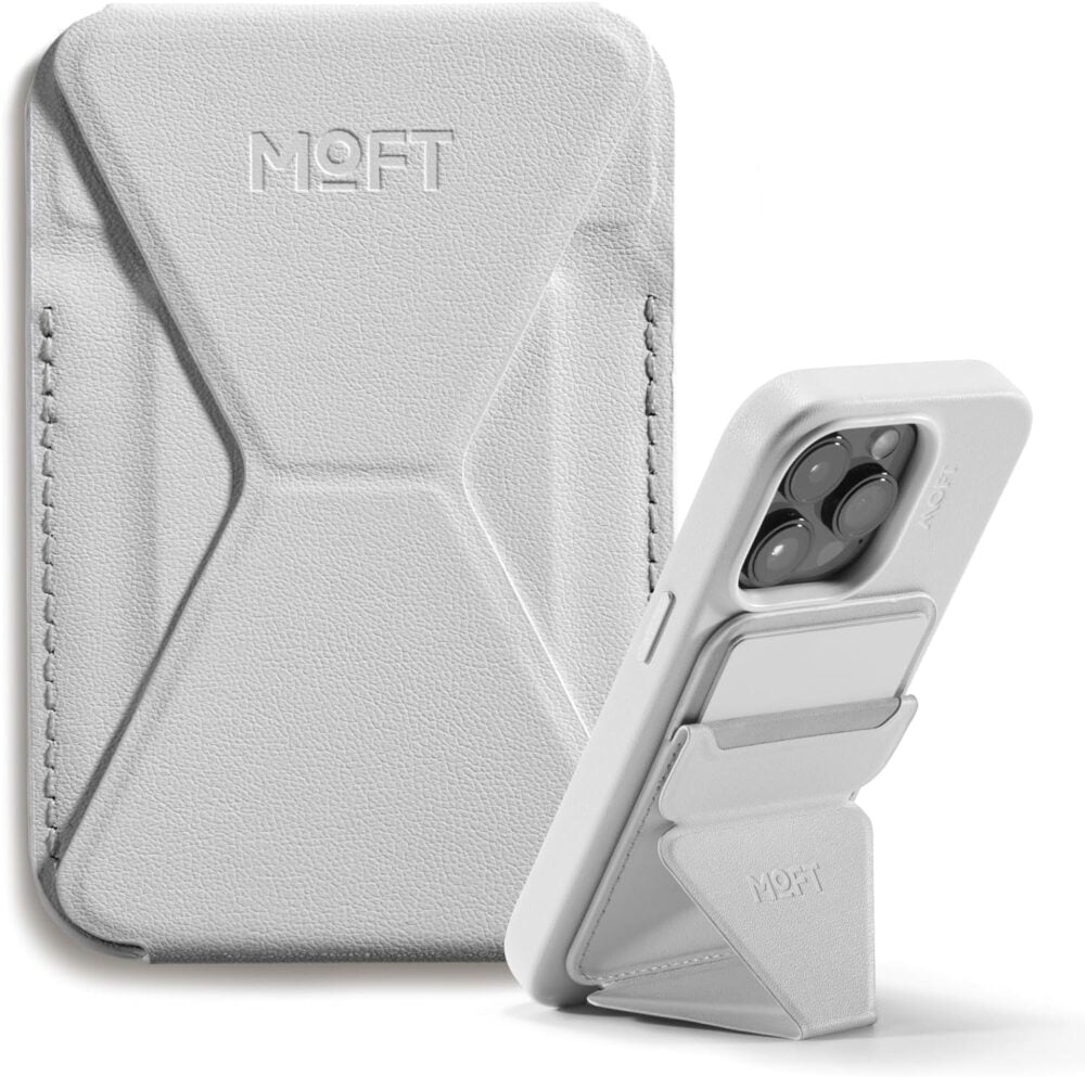 MOFT MS007MP-1-MO-MCGY Snap-On iPhone Stand & Wallet