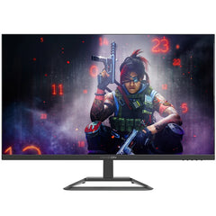 شاشة GAMEON 32 بوصة FHD، 240 هرتز، 1 مللي ثانية، VA مسطحة، متوافقة مع HDMI 2.1، شاشة ألعاب مع G-Sync وFree Sync - أسود