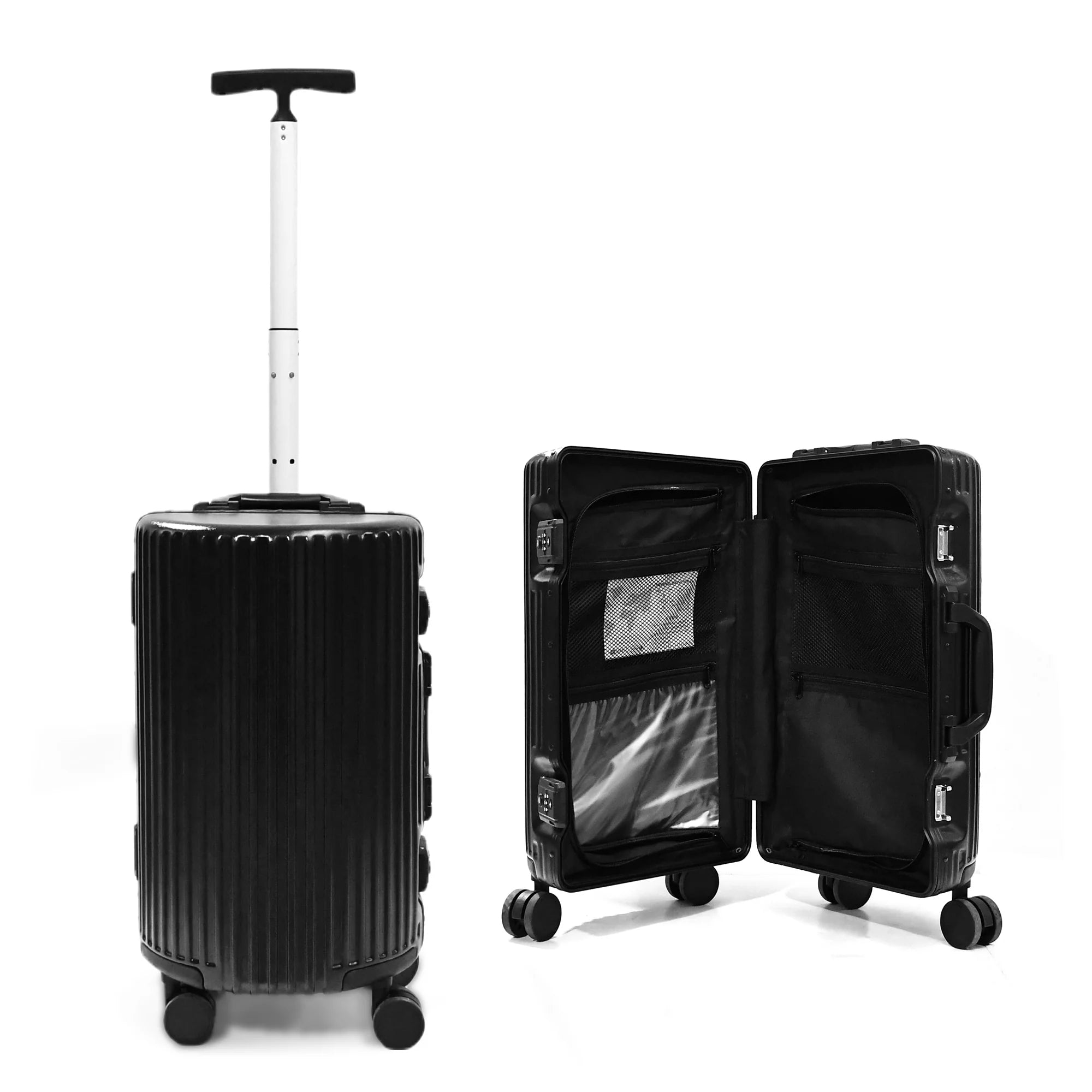 Bagsouq Essentials, Barrel Travel ABS + PC Carry-On Luggage - 20"