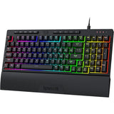 ريدراجون K515، شيفا لوحة مفاتيح ألعاب غشائية RGB سلكية - أسود