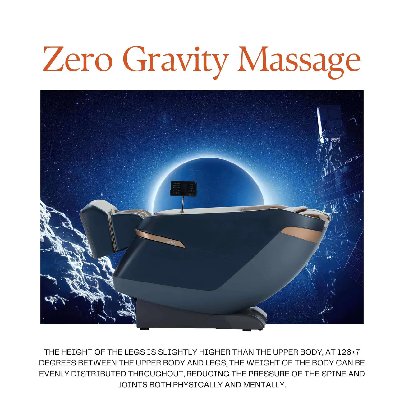 Rotai Massage Chair color Coffee-Blue