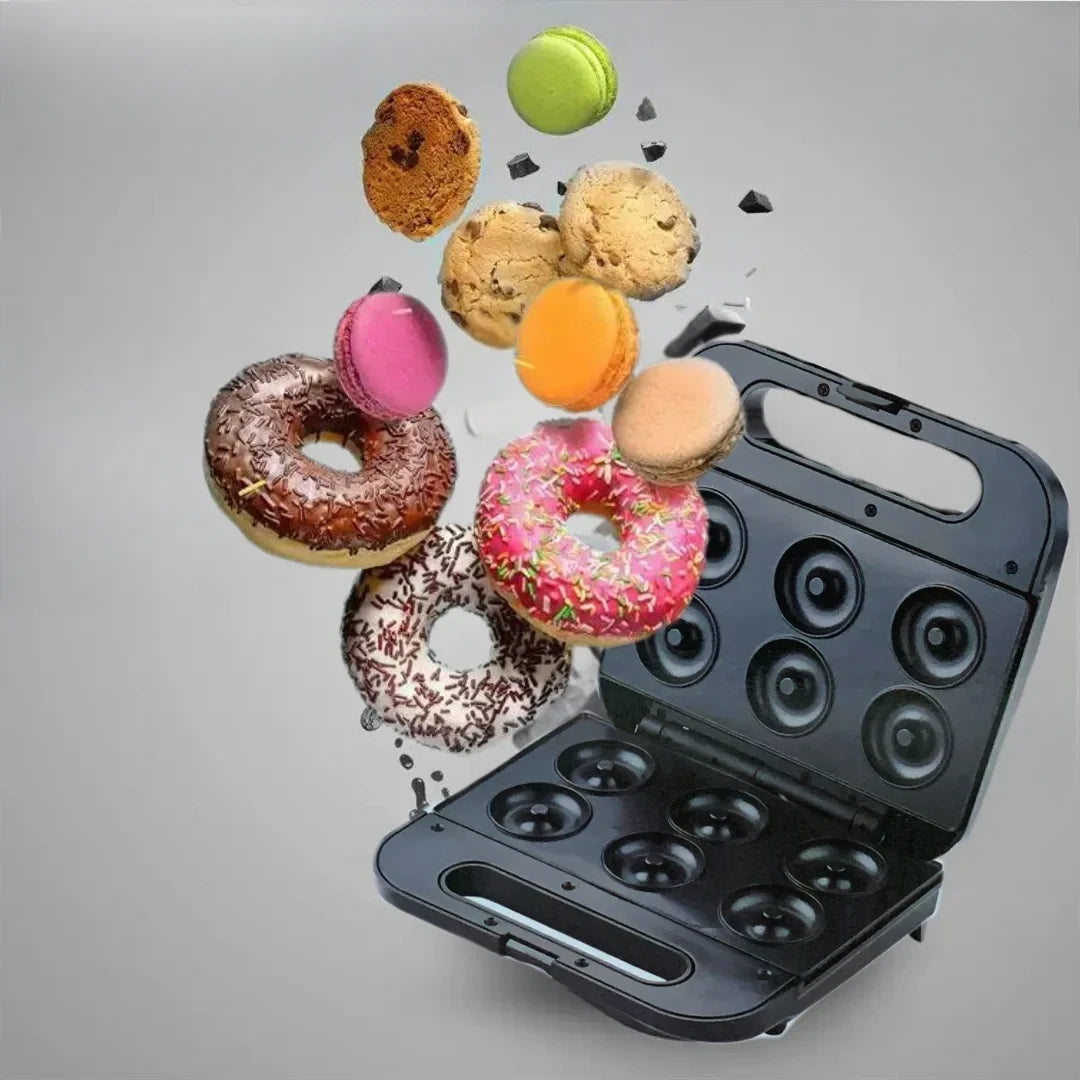 Sumo, Electric Donut Maker 800W with 6 Molds and Indicator Lights – SM-7213
