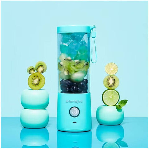 Blendjet V2 Portable Blender 16oz, Smoothie Maker, Fruit Blender, BPA-Free, 475ml, 200W, Sports Bottle, USB-C Rechargeable- Mint