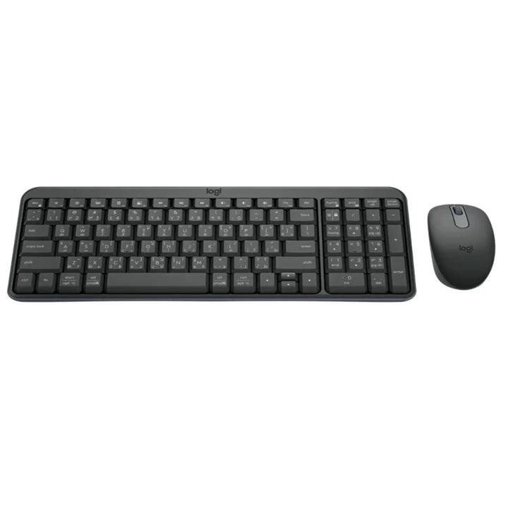 Logitech MK250, Compact Bluetooth Wireless Combo, Keyboard & Mouse, English/Arabic - Graphite