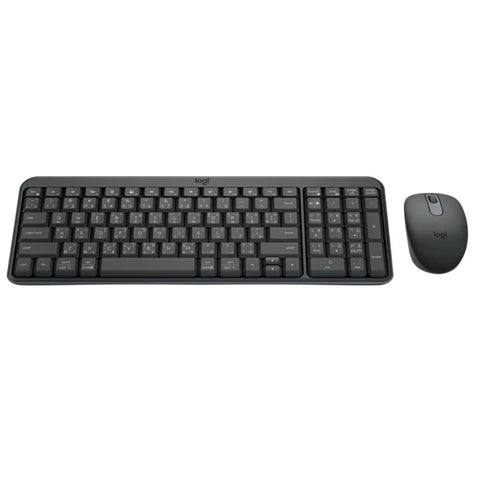 Logitech MK250, Compact Bluetooth Wireless Combo, Keyboard & Mouse, English/Arabic - Graphite
