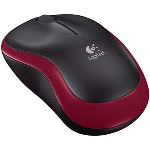 ماوس Logitech M185 لاسلكي Nano للاستخدام اليومي – أحمر