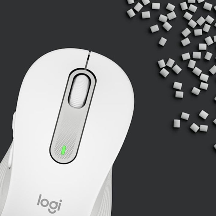 Logitech Signature M650 Wireless / Bluetooth Mouse Large Size – Off White