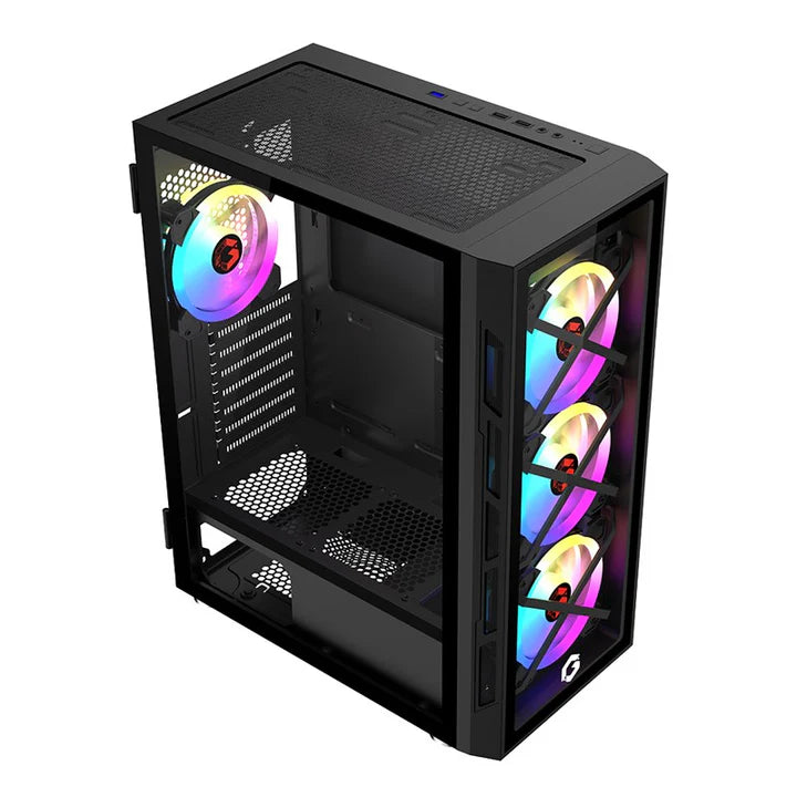 i5 Gaming PC, i5-12400F, RTX 5050 8GB, Windows 11 Pro with Gaming Monitor and 4in1 Gaming Kit