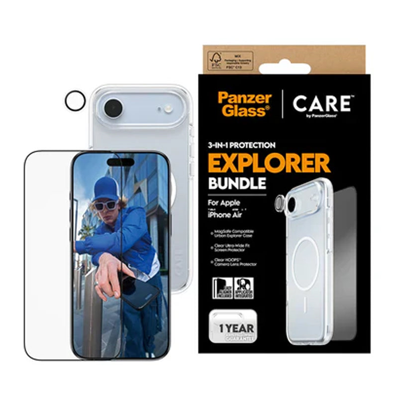 Care by x PanzerGlass 3-in-1 Flagship Combat Bundle iPhone 17, 17 Air, 17 Pro, 17 Pro Max