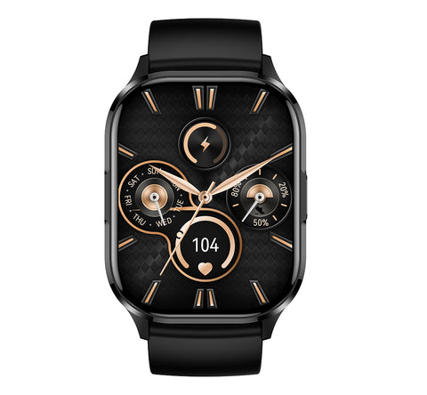 SIA SW 8002 Smart watch ,Amoled BT call(Black)